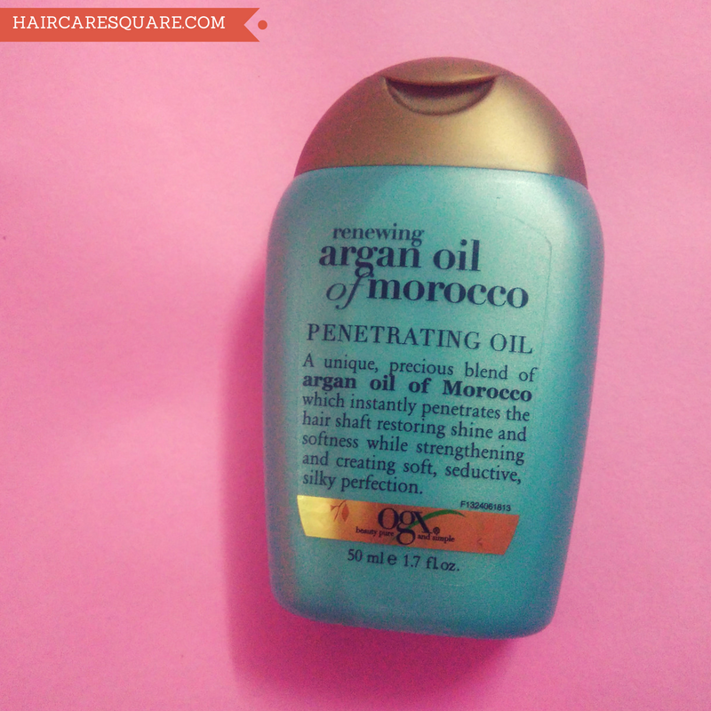 OGX argan oil of morocco review and swatch with pictures