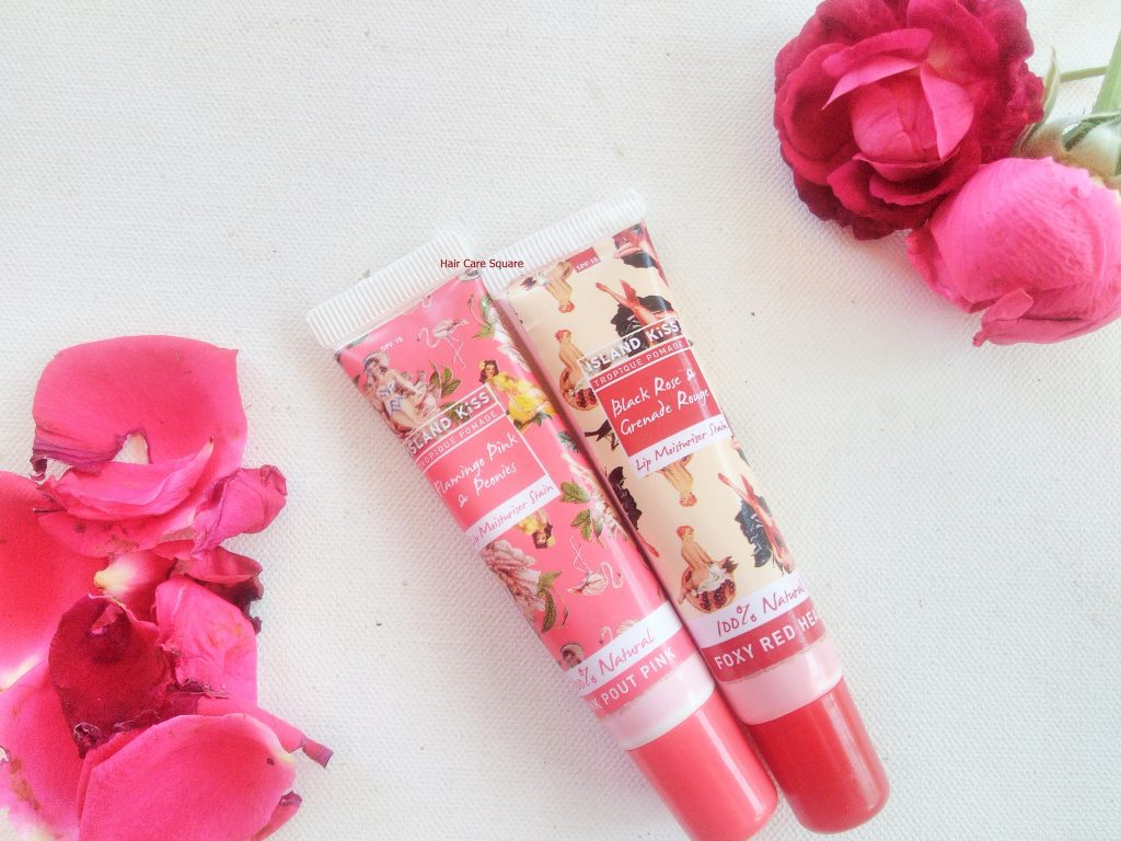 My Island Kiss Organic Tinted Lip Balms in India - Reviews and Swatches!!!