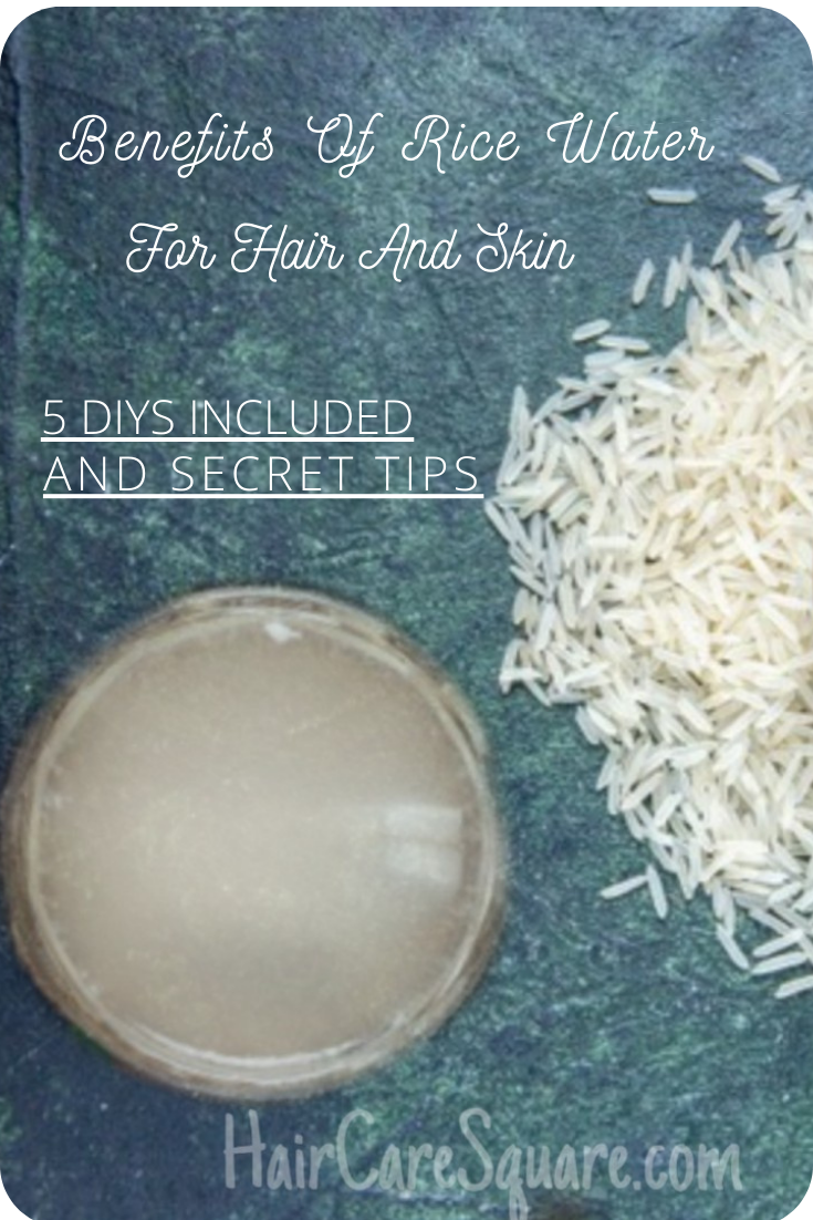 benefits of rice water for hair and skin