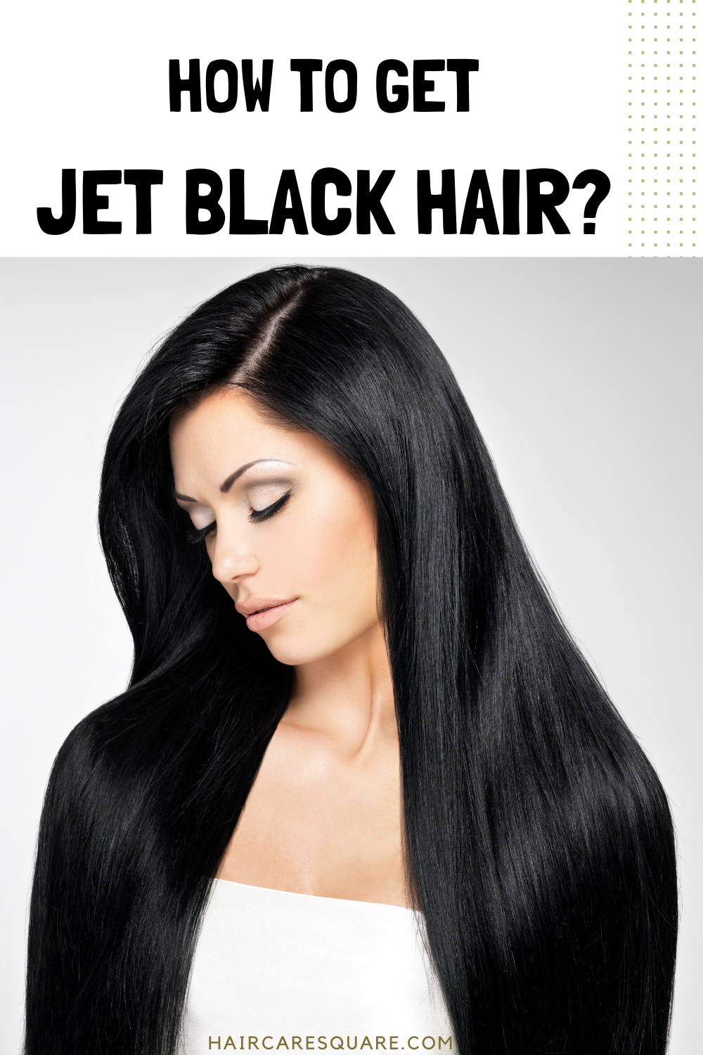 jet black hair