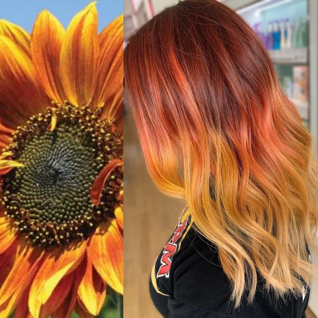 sunflower hair