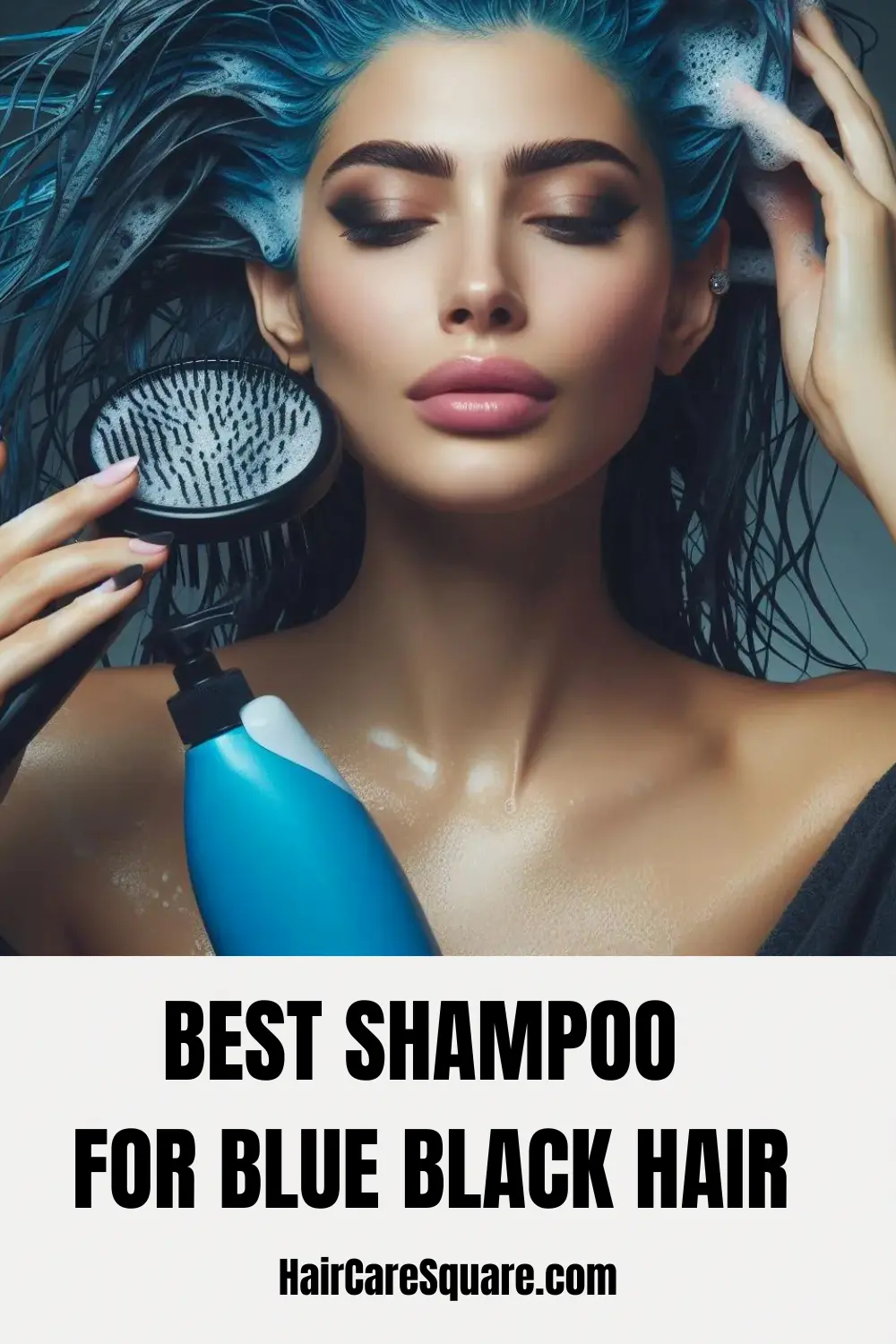 shampoo for blue black hair