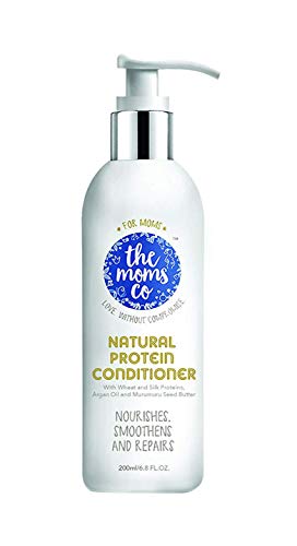 The Moms Co. Natural Protein Conditioner (200ml) with Argan Oil and Proteins Repairs, Moisturises and Detangles Hair