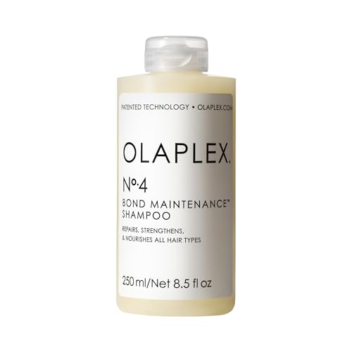 Olaplex No. 4 Bond Maintenance Shampoo, Repairs, Strengthens, & Nourishes All Hair Types, Adds Shine & Leaves Hair Feeling Soft, 8.5 fl oz