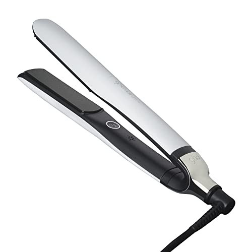 ghd Platinum+ Styler ― 1' Flat Iron Hair Straightener, Professional Ceramic Hair Styling Tool for Stronger Hair, More Shine, & More Color Protection ― White