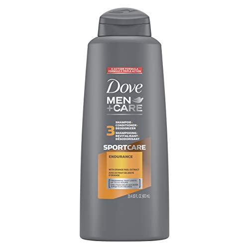 DOVE MEN + CARE SportCare 3 in 1 Shampoo for Menâ€™s Hair Endurance+Comfort Cleans and Conditions Better Than Regular Shampoo for Men 20.4 oz (naivjif-141)