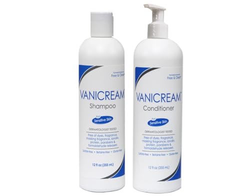 Vanicream Set, includes Shampoo-12 Oz and Conditioner-12 Oz - One each