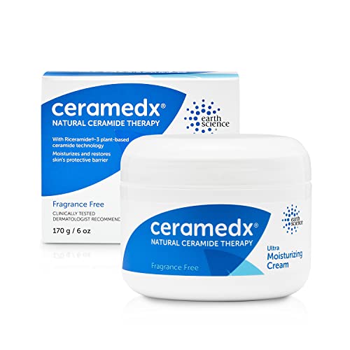 Ceramedx - Ultra Moisturizing Natural Ceramide Cream Unscented for Dry, Sensitive Skin (6 oz.)