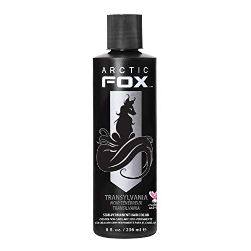 ARCTIC FOX Vegan and Cruelty-Free Semi-Permanent Hair Color Dye (8 Fl Oz, TRANSYLVANIA)