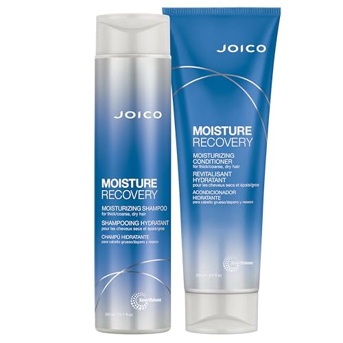 Joico Moisture Recovery Moisturizing Shampoo & Conditioner Set | Replenish Loss Moisture | For Thick & Coarse & Dry Hair