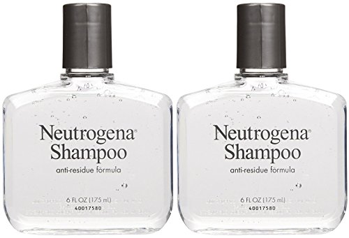 Neutrogena Anti-Residue Shampoo, Gentle Non-Irritating Clarifying Shampoo to Remove Hair Build-Up & Residue, 6 fl. oz (Pack of 2)