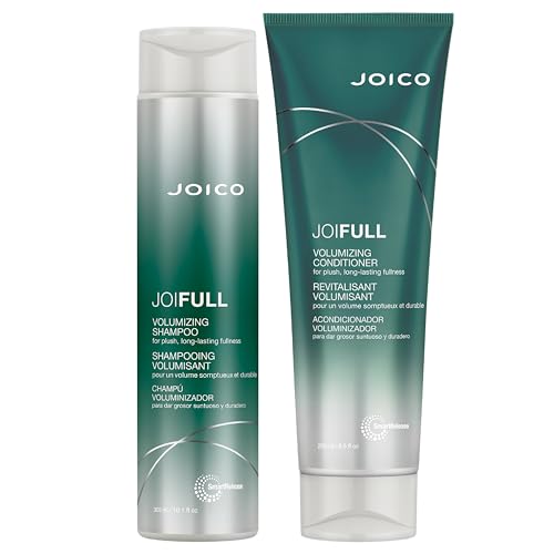 Joico JoiFULL Volumizing Shampoo & Conditioner Set | Plush & Long-Lasting Fullness | Boost Shine | For Fine/Thin Hair