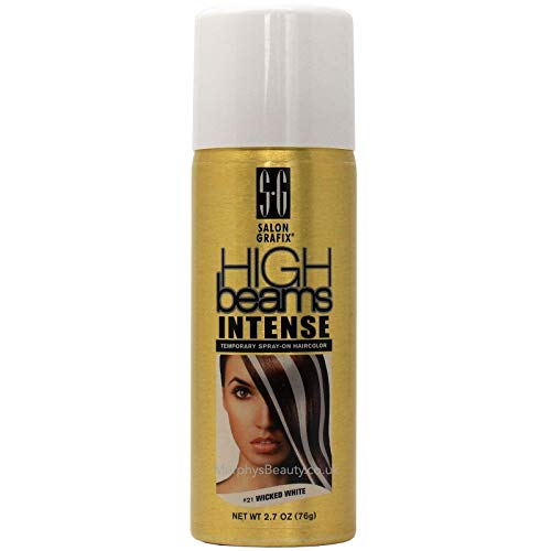 Salon Grafix High Beams Intense Temporary Spray - Wicked White for Unisex - 2.7 oz Hair Color