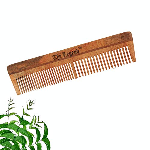 The Legend Organic Pure Neem Wood Comb (Neem Comb)