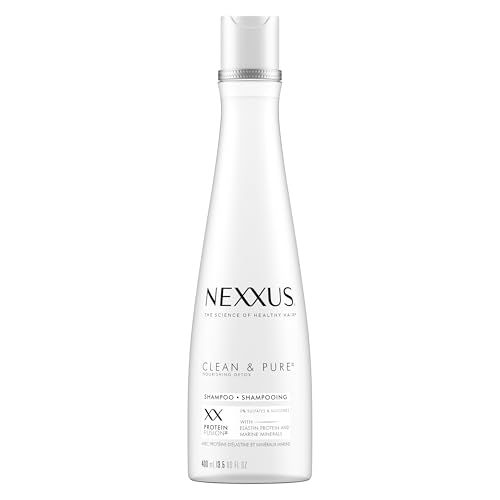 Nexxus Clean and Pure Clarifying Shampoo With ProteinFusion, For Nourished Hair Paraben-Free 13.5 oz