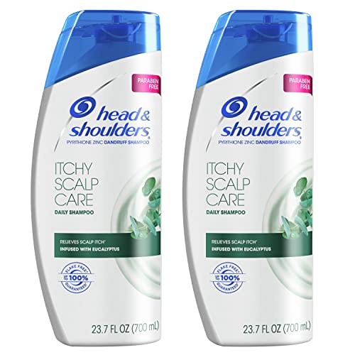 Head & Shoulders Itchy Scalp Care Anti-Dandruff Shampoo, Infused with Eucalyptus, 23.7 Fl Oz, Twin Pack