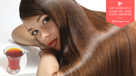 diy hibiscus hair oil for hair growth