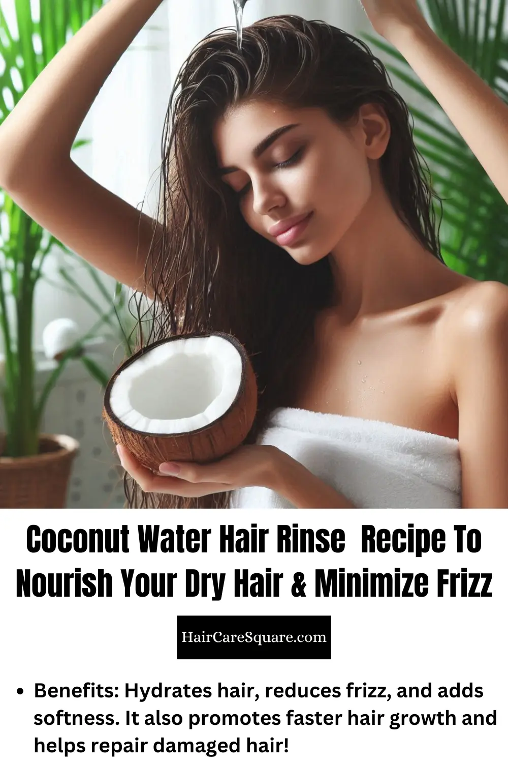 coconut water rinse