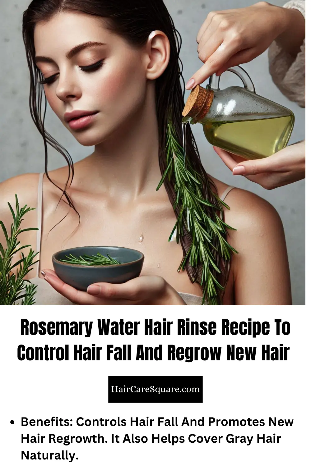 rosemary water hair rinse