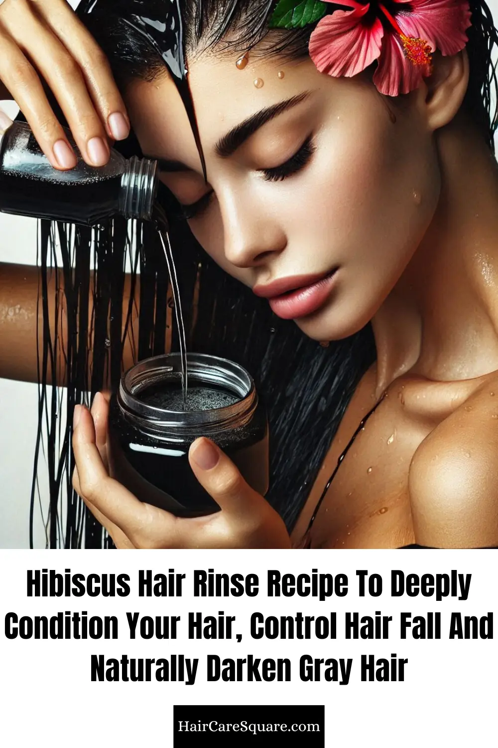 hibiscus hair rinse recipe