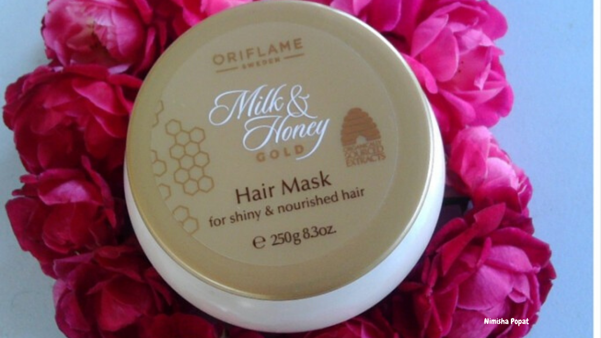 how to use oriflame milk and honey hair mask