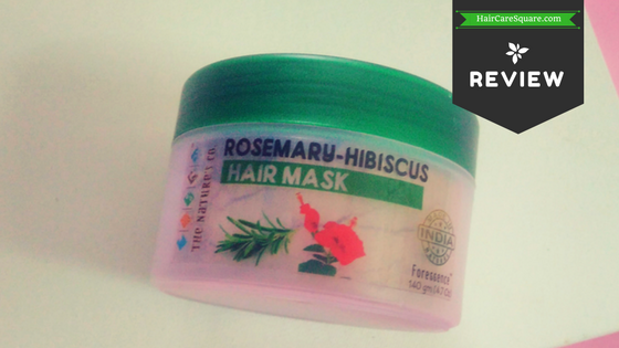 the natures co rosemary and hibiscus hair mask review