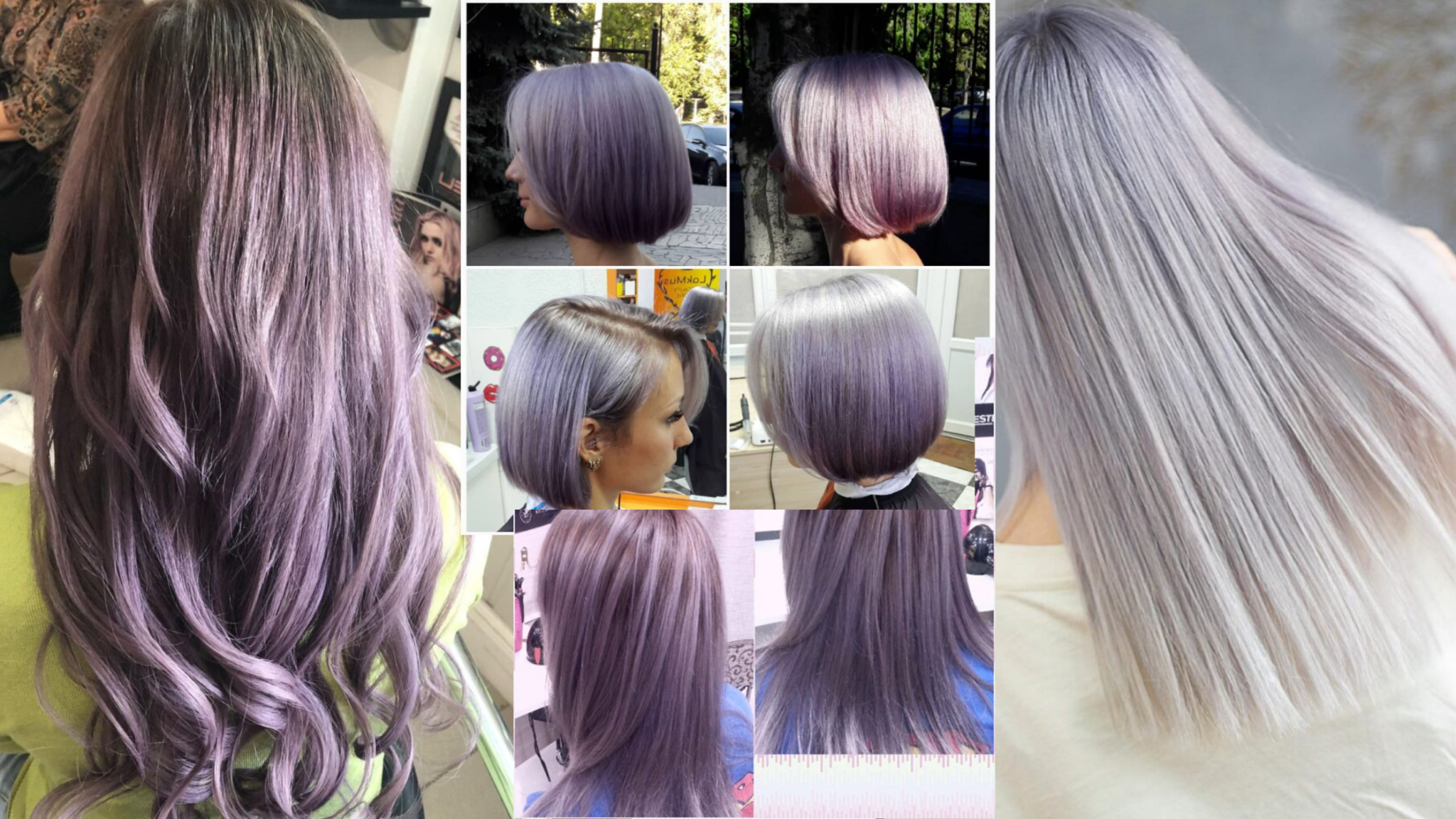 ash purple hair color