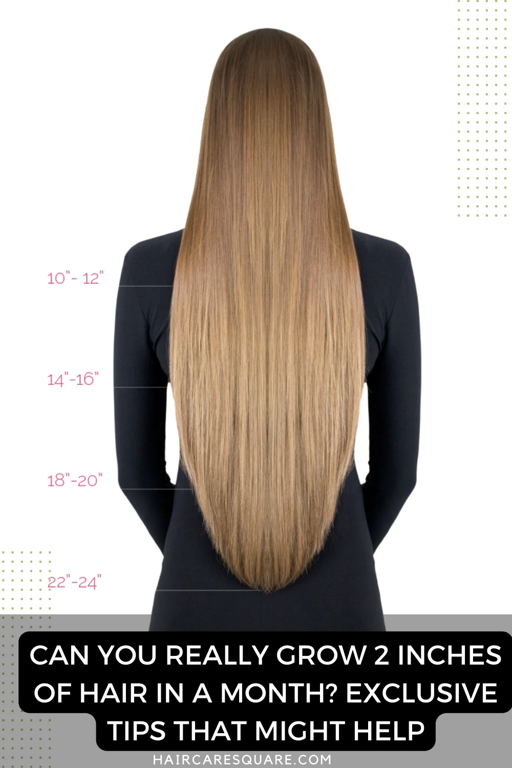 what does two inches of hair look like