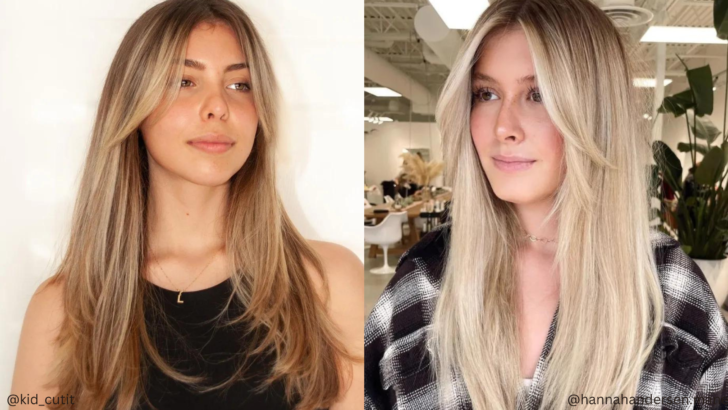 21 Trendy Ways To Pair Curtain Bangs With Straight Hair