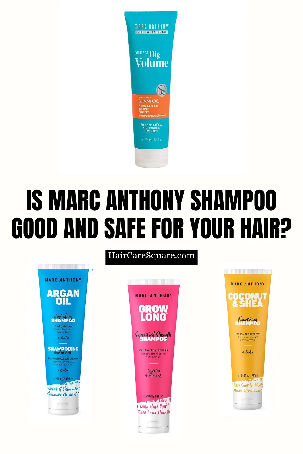 is marc anthony shampoo good