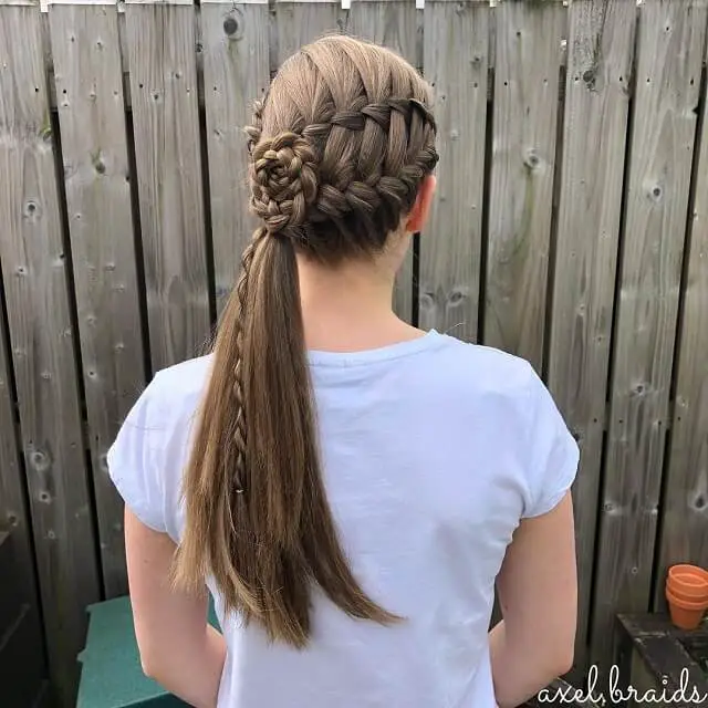 braids to ponytail