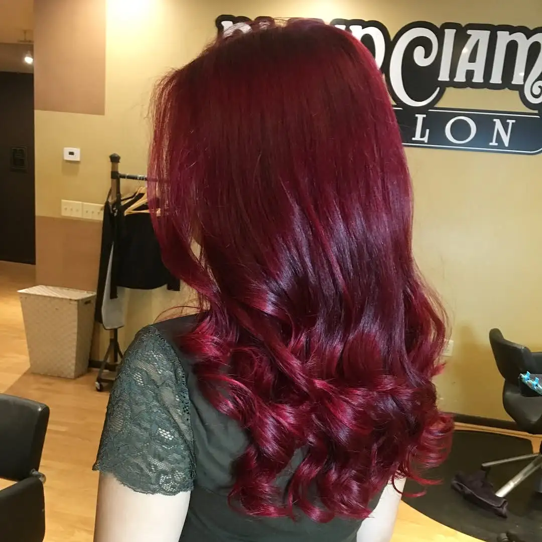 raspberry inspired gourmand hair color