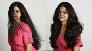 I tried chloe sims's hair care routine and here are results with my before and after pictures